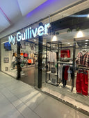 Фасада на магазин My Gulliver в MOL Park Center София с изложени детски дрехи и аксесоари.