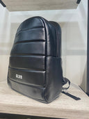 Раница за момче мека форма, от еко кожа, черна Gulliver