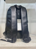 Раница за момче мека форма, от еко кожа, черна Gulliver